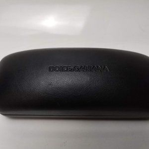 Dolce & Gabbana D&G Black Clamshell Sunglasses Case Large